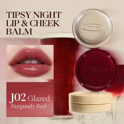  JOOCYEE 醉夜魅惑唇颊两用膏，限量版有色唇颊两用膏，轻盈亲肤，多用途唇颊两用膏，唇颊两用霜，多用途彩妆盘，自然日常妆容