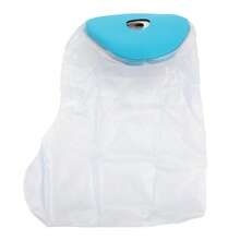 Funda impermeable para yeso de pie, sellado hermético, reutilizable, protector de vendaje de baño para niños - Azul - Ver 6
