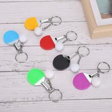 Llavero Deportivo de Tenis de Mesa, Mini Raquetas 6 Unidades, Ideal para o Colección, for Mochila y Accesorios Diarios - 1 - Ver 4