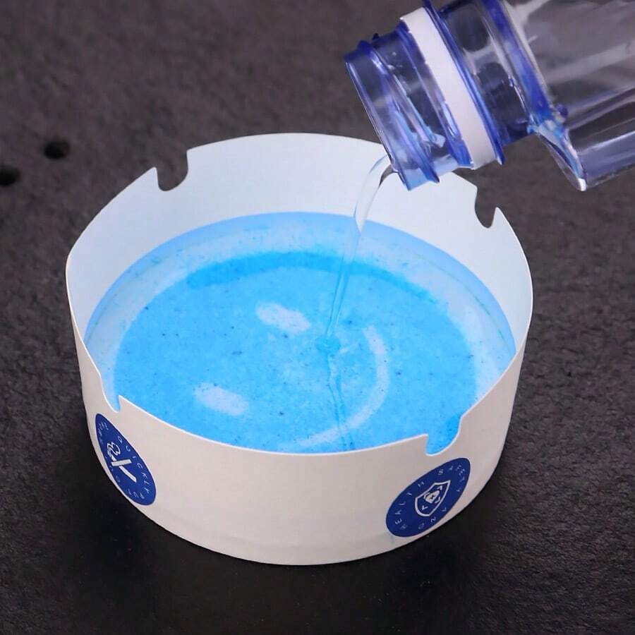 25个装注水式烟灰缸，阻燃、耐用、防漏、无残留 - 彩色 - 查看 1