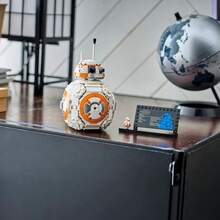LEGO Bloques de construcción Star Wars BB-8 R2-D2 Robot, adecuados para niños y niñas mayores de 10 años, se pueden jugar y exhibir, con cabeza giratoria y acción de brazo ardiente, regalo de cumpleaños ideal, 75452 - 75452 - Ver 8