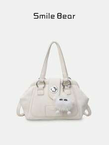 新款百搭女士包袋 - 提供手提、单肩和斜挎三种款式，波西米亚风迷你手提包，高端美式斜挎包 - 白色 - 查看 10