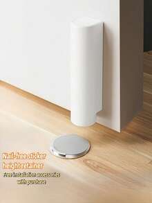 Magnetic Door Stopper, Brand New Silent Floor Door Stop With Lighting Anti-Kick Design, Easy Installation, Effective Prevention Of Tripping For Children And Elderly, Rust & Dust Proof - Multicolor - View 2
