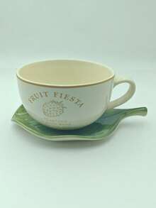 一套包含一个多色创意优雅郁金香花咖啡杯碟，适用于美式咖啡、意式浓缩咖啡、卡布奇诺和下午茶，也是理想的情侣礼物，容量11盎司，非常适合开学季。