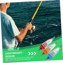Uonlytech 3piezas Luz Brillante para Pesca Prctica Forma De Seuelo Lmpara De Pesca Luz Nocturna para Pescar Mar y Agua Dulce - inicial - Ver 5