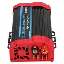 Car Power Inverter&Inversor de Corriente Aramox Inversor de Corriente Onda Sinusoidal Pura 12000W Pico 12V a 110V-120V para Automoción Universal - Multicolor - Ver 6