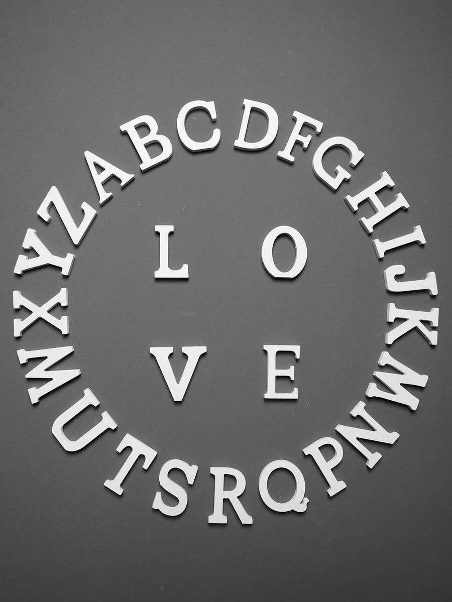 1pc Multicolor Acrylic Decorative Letter - A Vibrant Modern Home Decor Accent, Perfect For Displaying Initial Letters Or Inspirational Words