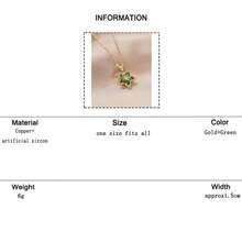 1入組銅製及立體切割氧化鋯石梅花轉動造型女式時尚項鍊