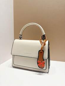 1PC Slipper Shaped Pendant, Sandals Shaped Ornament, H Slippers, Fashionable And Elegant, Simple And Cute, Versatile, Fashionable And Interesting Personalized, Shoulder Bag, Handbag, Tote Bag, Armpit Bag, Makeup Bag - Multicolor - View 7