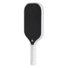 18K Carbon Fiber Pickleball Paddle, Matte Rough Surface, 16mm Thick, Competition Grade For Professional Players - White - View 3