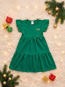 Choose Your Dress 3 Marias Girls' Clothing 100% Cotton Comfortable Children's Dress - V3006 - 查看 2