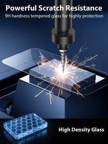 Bộ 2 miếng dán màn hình cường lực trong suốt + 1 nắp che bụi loa bằng kim loại, tương thích với iPhone 16/16 Pro/15/15 Pro Max/13/14 Pro Max/17/12/17/17 Air/17 Pro/17 Pro Max. Miếng dán màn hình cường lực trong suốt, món quà sinh nhật tuyệt vời cho gia đình và bạn bè, phụ kiện bảo vệ màn hình điện thoại thiết yếu, thích hợp sử dụng hàng ngày, văn phòng và nhà, chống nước, chống sốc, chống rơi, chống trầy xước. Phụ kiện bảo vệ màn hình thiết yếu, thích hợp sử dụng hàng ngày, văn phòng, nhà. Miếng dán màn hình điện thoại, phụ kiện điện thoại chống trầy xước. - Trong sáng - Xem 2