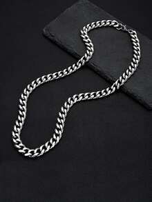 Silver Chain Necklace, Fashionable Flat Snake Bone Jewelry Chain, Ideal For Couples, Personalized Daily Elegance, DIY Beading & Jewelry Making Supplies - Silver - View 14