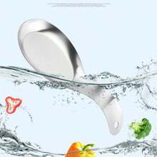 1/3pcs Stainless Steel Fish Shaped Spoon Rest, Food Clip, Hot Pot Spoon Holder Tray, Kitchen Utensil Rack, Buffet Spoon Stand Set, Christmas Gift, Back To School