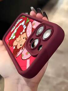 Diseño clásico y adorable de Rosita Fresita. Esta elegante funda es compatible con los modelos  16, 15, 14 Pro Max, 13, 12, 11, XR y XS Plus. Fabricada en silicona TPU, ofrece protección contra golpes y caídas, además de una sensación superior. Es un regalo ideal para familiares, amigos y seres queridos, y una opción perfecta para Navidad.fundas para  13,funda  13,funda  16,fundas ,funda  15,funda para ,fundas para  16,fundas  11,fundas  15,funda  17,protector para ,funda  14,fundas  12,fundas  14,funda  17 pro max,fundas  13,fundas>,,fundas navideñas ,,helko kitty,funda navideña,helko kitty - Burdeos - Ver 5
