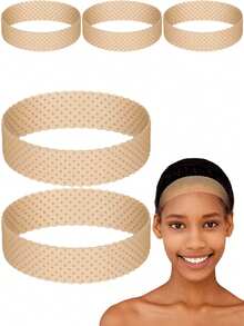 10 件装硅胶假发固定带，可调节硅胶假发头带，防滑强力固定，男女通用，运动瑜伽适用 - 彩色 - 查看 20