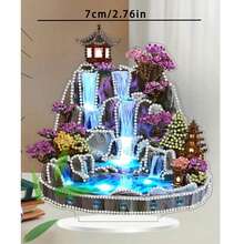 Pärlvattenfallsgardin, mångsidig festgåva lämplig för födelsedagar, bröllop, möhippa och andra fester