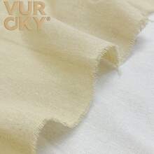 Vải lanh thủ công 100% tự nhiên, vải lanh thêu, chất liệu may vá, quần áo, phụ kiện thủ công, vải lót, vải chần bông, vải xếp ly may mặc. - Nhiều màu - Xem 9