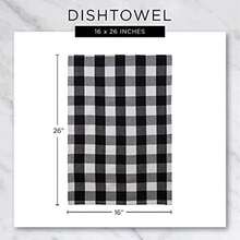 DII Trapo clásico para Platos, 100% de algodón, diseño de Ventana, para Uso Diario en la Cocina, Lavable en Lavadora, 30.48 cm x 30.48 cm, Juego de 6,(Gris Toalla de cocina) - Multicolor - Ver 3
