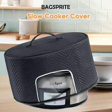 新款 BAGSPRITE 慢炖锅防尘罩，带可视窗，适用于厨房电饭煲 - 彩色 - 查看 3