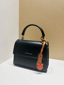 1PC Slipper Shaped Pendant, Sandals Shaped Ornament, H Slippers, Fashionable And Elegant, Simple And Cute, Versatile, Fashionable And Interesting Personalized, Shoulder Bag, Handbag, Tote Bag, Armpit Bag, Makeup Bag - Multicolor - View 4