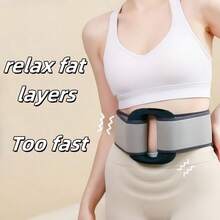 New Upgraded Multi-Functional Fascia Massager | 5 Handheld Modes, 5 Speed Levels | Portable, With Adjustable Back Strap | For Waist, Leg & Full Body | Ideal Gift - Black - View 5