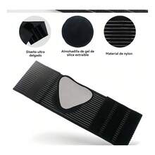 Adjustable Abdominal Navel Hernia Support Belt, High Quality - Black - View 6