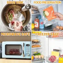 1 Roll Food Vacuum Bags, Long-Lasting Food Preservation Bags Suitable For All Vacuum Sealers, Storage, Organization, Kitchen, Travel, Kitchen Supplies, Kitchen Tools, Kitchen Accessories - Multicolor - View 7