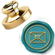 CYFUN DESIGN 1个树枝/心形/蒲公英/锚/蝴蝶图案蜡封印章头，可拆卸，无手柄，适用于信件、邀请函、婚礼、礼品包装、节日等。