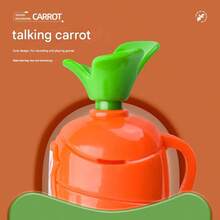 Carrot Shaped Voice Recorder Pen, Student Exclusive Writing Tool. This Is A Carrot-Shaped Ballpoint Pen That Can Be Used For Writing And Recording, Making It An Educational Item. The Judy Animal Stationery Carrot-Shaped Voice Recorder Pen Is Small And Cute, Press To Write, And Is An Ideal Recording Tool For Students. - Multicolor - View 4