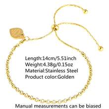 VceTd 1 件简约 18K 镀金不锈钢可调节链条手链，采用不对称链条设计和心形吊坠，适合女性派对或日常装扮，也可作为情人节、妈妈、母亲、母亲节、礼物 - 金黃色 - 查看 6