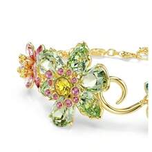 Pulsera Idyllia Tallas mixtas Flor Multicolor Baño tono oro - como en la foto - Ver 4