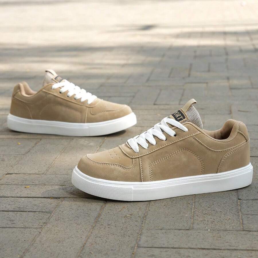 New Stylish Casual Sneakers For Men, Daily Wear - Dark Brown - View 1