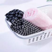 1个弹性柔软亲肤浴巾擦洗器 - 彩色 - 查看 4