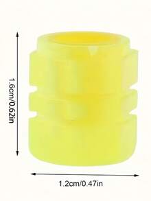 8-Piece Split-Type Neon Glow-In-The-Dark Motorcycle/Car/Tire Valve Stem Caps - ABS Hexagonal Valve Stems With Luminous Tips, Multi-Color (Green, Blue, Pink, Red, White, Yellow) For Night Riding Safety And Bicycle/Car Accessories - Compatible With Motorcycles, Cars, Bicycles, ATVs, Scooters - Easy Installation, Secure Fit, Car Accessories - Multicolor - View 9