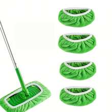 5-Piece Set Of Heavy-Duty Reusable Mop Pads (Excluding Mop) -10.8-Inch Oversized Washable Microfiber Cleaning Pad, Suitable For Both Dry And Wet Cleaning Replacement Pads For Hardwood, Ceramic Tiles, And Vinyl Flooring (5-Piece Set), Compatible With Multiple Mop Machines, Wear-Resistant Fabric Structure, High-Quality Materials, Suitable For Busy Families To Use ZZ8J - 藍色 (27.5*15.5吋) - 查看 7
