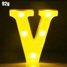 1个0-9数字LED装饰灯，适用于生日、婚礼、派对、家居、卧室装饰