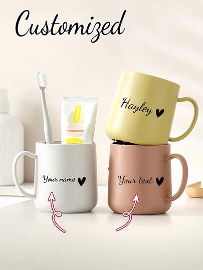 1pc Customized Photo Mug, Personalized Photo Mug For Grandma, Photo Mug For Mom, Mug With Photo And Text, Personalized Photo Coffee Cup, Photo Mug, Customized Name Mug, Customized Photo Collage Mug, Anniversary, Wedding Or Engagement Gift