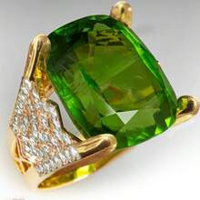 18K Gold Plated Elegant Cubic Zirconia Ring, Copper Alloy Embedded With Sparkling Blue Cubic Zirconia, Palace Design - Wedding, Engagement, Anniversary, Valentine's Day Gift, Brilliant For Weddings And Parties, Long-Lasting Plating For All Occasions - Ring - View 9