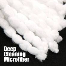 6 Pack Mop Compatible With O Ceda EasyWring Spin Mop Replace Refills Ocedar, Deep Cleaning Washable And Easy - To - Replace - 6+1 Đếm + Trắng - Xem 4