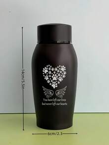 High-Quality Stainless Steel Pet Urn, Designed For Safely Storing The Ashes Of Beloved Dogs, Cats And Other Pets. Durable, Corrosion-Resistant And Long-Lasting, Preserving Precious Memories With Solemnity. Compact Yet Spacious, Suitable For Pets Of All Sizes. Smooth Surface For Easy Cleaning, With Secure Lid To Prevent Ashes From Leaking. A Heartfelt Memorial To Forever Remember Your Furry Companion. - Multicolor - View 2