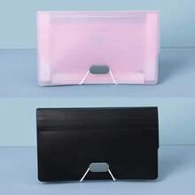 1pc Colorful Accordion File Folder With Multi-Layer Dividers, A6 Document Organizer - Multicolor - View 13