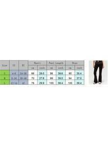 Women Fold Over Yoga Pants Low Rise Wide Leg Sweatpants Dot Printed Flare Leggings Y2k Foldover Lounge Workout - 黑色 - 查看 5