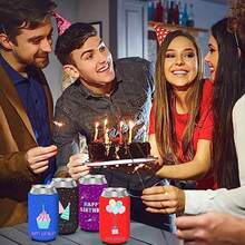 Personalized Insulated Cooler, Custom Image Printed Cooler, Unique Birthday Gift, Wedding Party Decoration, Holiday Decor Mother's Day Graduation,Multi-Functional, ,Ornamental,Reusable,Exquisite - Multicolor - View 6