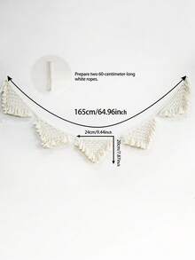 1 vòng hoa tua rua màu be, vòng hoa treo tường phong cách Boho, vòng hoa tua rua tông màu trung tính, vòng hoa phong cách nhà nông thôn, trang trí tua rua phòng ngủ/phòng khách, vòng hoa tua rua phong cách đồng quê, trang trí nhà phong cách Boho với tua rua, vòng hoa treo tường tối giản với tua rua. - Nhiều màu - Xem 13