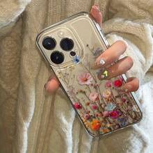 Funda a prueba de golpes de borde suave y moderna, una funda de teléfono floral rosa transparente adecuada para los modelos de  11, 12, 13, 14, 15 y 16, incluyendo Pro Max, XS, XR, X, 7, 8 Plus y SE. Perfecto como regalo para Navidad y Halloween para novias, novios y amigos. Esta funda a prueba de golpes es un compañero confiable para tu teléfono. Esta funda a prueba de golpes es un compañero confiable para tu teléfono. - 1 pieza - Ver 3
