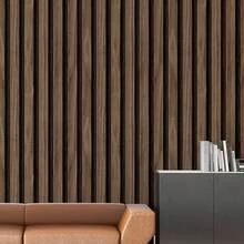 Adhesive Wallpaper With Rustic Oak Wood Ribbed Pattern And Thin Strips - Multicolored 27 - View 22