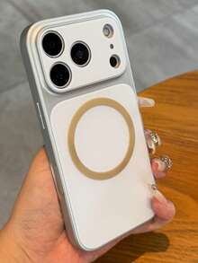 奢华橙色碳纤维磁吸磨砂手机壳，兼容 17 Pro Max、17 Pro、17、16 Pro Max、16 Pro、16、16、15 Pro Max、15 Pro、15、14 Pro Max、14 Pro、14，支持摄像头保护、无线充电，柔软 TPU 后盖。 - 銀色 - 查看 4