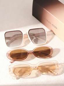 3 Stylish Retro Kids Fashion Glasses - Multicolor - View 2