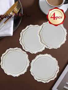 1 件 35 厘米硅胶防滑餐垫，北欧风格餐桌装饰垫，可水洗，易清洁，可擦拭，防滑，优雅餐垫，餐桌摆设，厨房桌面垫，节日婚礼装饰 - 彩色 - 查看 9